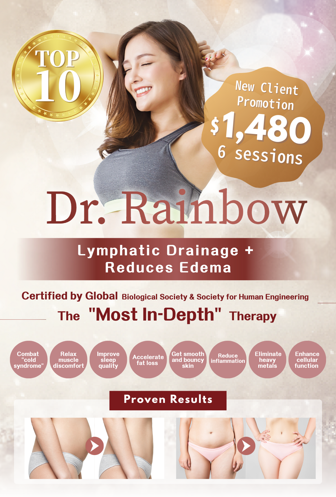 Dr. Rainbow Lymphatic Drainage +  Reduces Edema